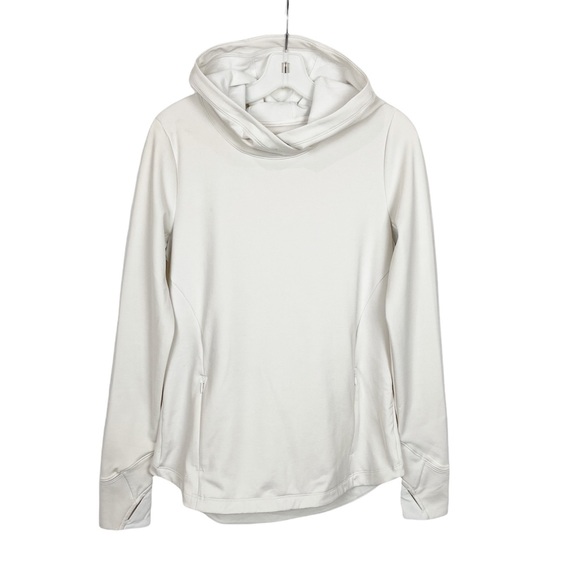Athleta Bootcamp Hoodie in Off-White/Ivory Size Small - Picture 2 of 11